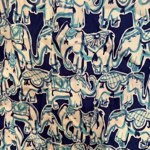 Lily Pulitzer Bomber Blue Get Trunky Shift Dress - Picture 6 of 6